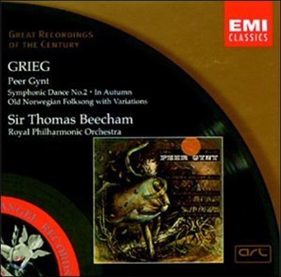 [중고] Thomas Beecham / Grieg : Peer Gynt, Symphonic Dance No. 2, In Autumn, Old Norwegian Folksong With Variations (수입/724356696624)