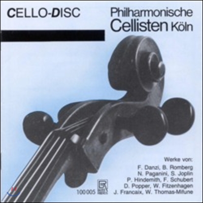 [중고] Philharmonische Cellisten Koln / Cello-Disc - Philharmonische Cellisten Koln (수입/br100005cd)