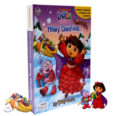 Dora the Explorer : Merry Christmas My Busy Book 도라 크리스마스 비지북