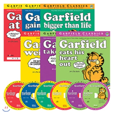 Garfield Classics 가필드 영어 만화 챕터북 6종 세트 (세이펜 버전)