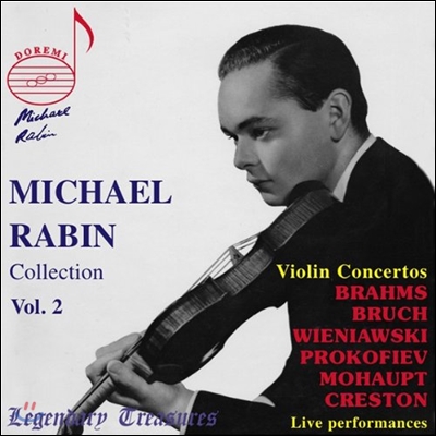 마이클 래빈 실황 연주 선집 2 (Michael Rabin Collection Vol.2 - Live Performances)