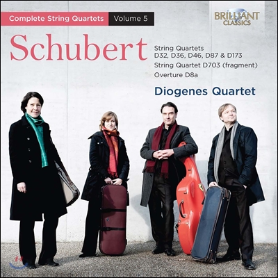 Diogenes Quartet 슈베르트: 현악 사중주 5집 (Schubert: String Quartets Vol.5) 디오제네스 사중주단