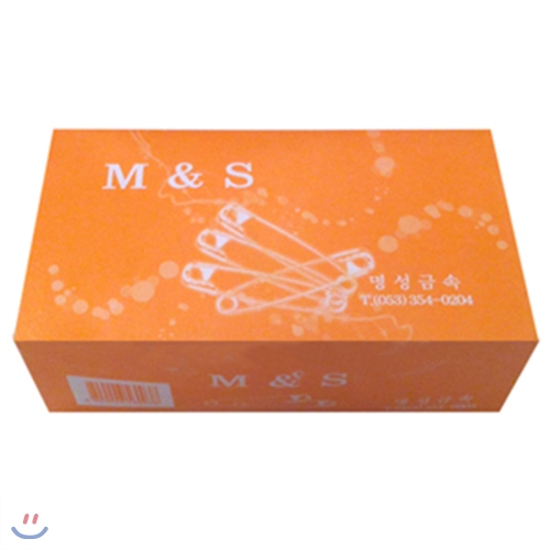 명성금속 8800옷핀M&S(中) 박스 옷핀 핀 명서금속 고정 문구 사 - 예스24