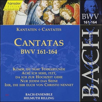 Helmuth Rilling 바흐: 칸타타 BWV161-164 (Bach: Cantatas &#39;Komm, Du susse Todesstunde&#39;)