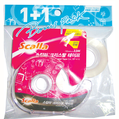 [scalla] 크리스탈테이프C1833DDR1 1BOX 160개묶음