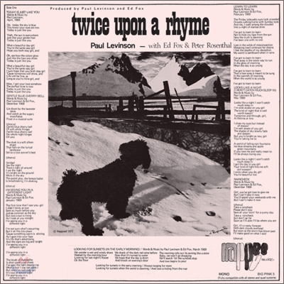 Paul Levinson - Twice Upon a Rhyme (LP Miniature)