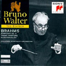 Bruno Walter - Brahms : Symphony No.4, Tragic Overture (수입/smk64472)