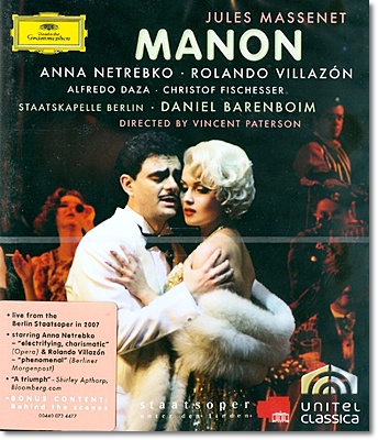 Anna Netrebko / Rolando Villazon 마스네: 마농 - 안나 네트렙코, 롤란도 비야손 (Massenet : Manon)