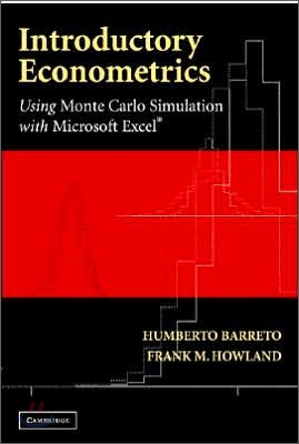 Introductory Econometrics: Using Monte Carlo Simulation with Microsoft Excel [With CDROM]