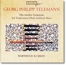 Barthold Kuijken 텔레만: 12개의 무반주 플루트 환상곡 (Telemann: Fantasias (12) for solo flute, TWV 40:2-13)