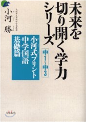 未來を切り開く學力シリ-ズ 小河式プリント 中學國語基礎編 中1~中3