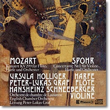 모차르트 / 슈포어 : 플룻과 하프, 관현악을 위한 더블 협주곡