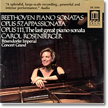 Carol Rosenberger 베토벤: 피아노 소나타 23번 `열정`, 32번 (Beethoven: Piano Sonatas Op.57 &#39;Appassionata&#39;, Op.111)