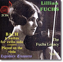 Lillian Fuchs 바흐: 무반주 첼로 모음곡 [비올라 연주반] (Bach: 6 Suites for Unaccompanied Cello)