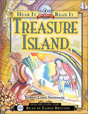 Hear It Read It : Treasure Island (Book+CD)