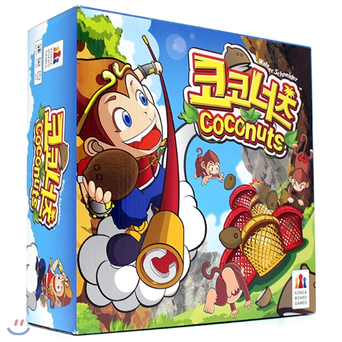 코리아보드게임 코코너츠 - (2-4명)6세이상 코코넛 원숭이보드게임