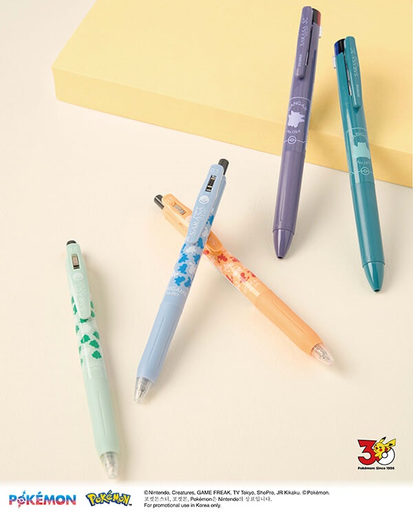 [예스24배송] 제브라 ZEBRA 사라사클립3C 포켓몬 에디션 0.5mm