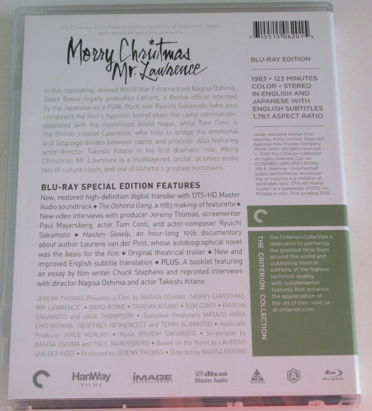 전장의 크리스마스 (Merry Christmas, Mr. Lawrence) [블루레이]