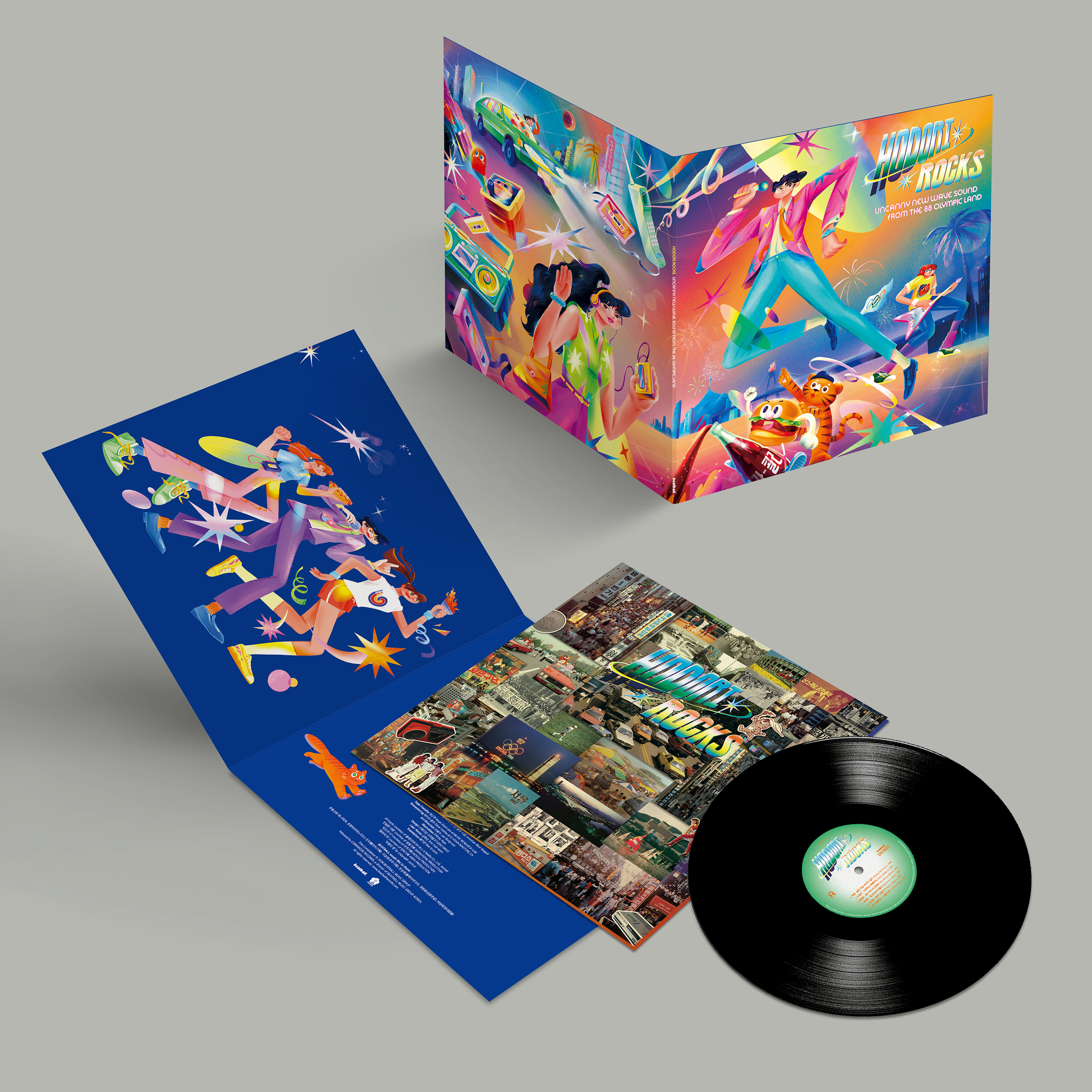 1980 코리안 뉴웨이브 모음집 (HODORI ROCKS: Uncanny New Wave Sound from the 88 Olympic Land) [LP]