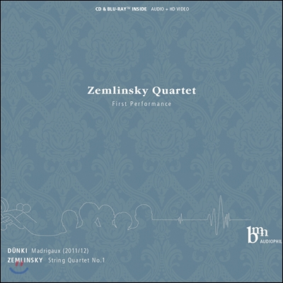 Zemlinsky Quartet 장-자크 뒨키: &#39;마드리갈&#39; / 쳄린스키: 현악 사중주 1번 (Dunki: &#39;Madrigaux&#39; / Zemlinsky: String Quartet No.1 Op.4)