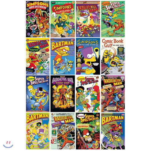 FP3215 THE SIMPSONS Comic Covers