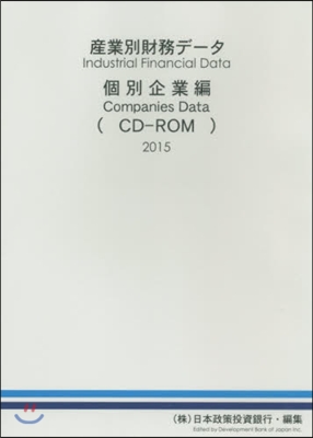 ’15 産業別財務デ-タ 個別企業編