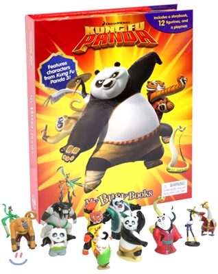 Dreamworks Kung Fu Panda My Busy Book 쿵푸 팬더 비지북 피규어 책