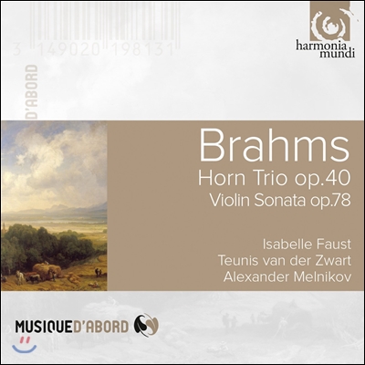 Isabelle Faust / Alexander Melnikov 브람스: 호른 삼중주, 바이올린 소나타 (Brahms: Horn Trio Op.40, Violin Sonata Op.78)