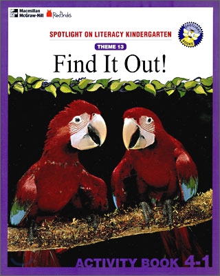 Spotlight On Literacy Kindergarten Theme 13 .....  CD 미개봉, 미사용