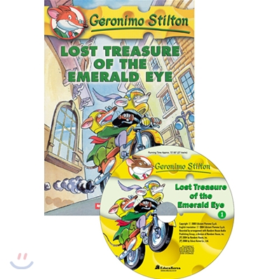 Geronimo Stilton #1 : Lost Treasure of the Emerald Eye (Book &amp; CD)