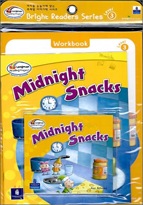 Bright Readers Level 3-5 : Midnight Snacks (Paperback &amp; CD Set)