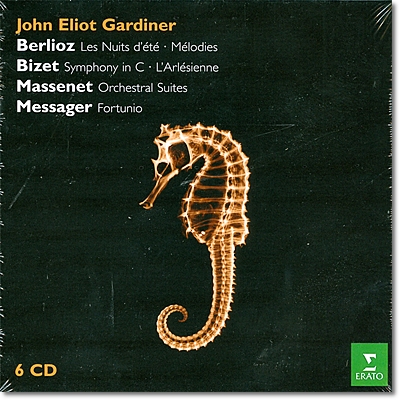 John Eliot Gardiner 프랑스 레퍼토리 모음집 : 베를리오즈, 비제, 마스네 - 존 엘리엇 가디너 (Berlioz &amp; Bizet &amp; Messenet &amp; Messager)