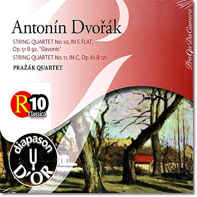 Prazak Quartet 드보르작: 3집 현악 사중주 10, 11번 (Dvorak: String Quartets Op.61, Op.51 Vol. 3) 