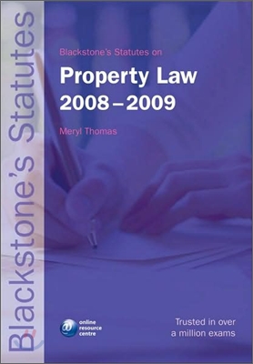 Statutes On Property Law 2008-2009, 16/E