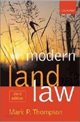 Modern Land Law, 3/E