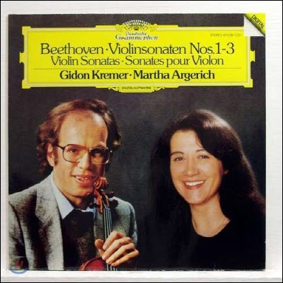 [중고] Martha Argerich, Gidon Kremer / Beethoven : Three Sonatas For Piano &amp; Violin Op.12 (수입/4151382)