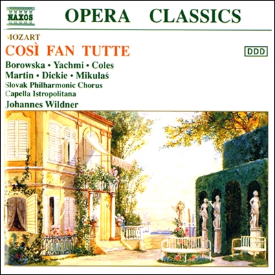 Johannes Wildner / Joanna Borowska 모차르트: 코지 판 투테 (Mozart: Cosi Fan Tutte)