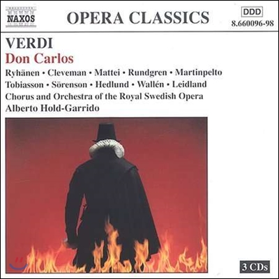 Lars Cleveman / Peter Mattei 베르디: 돈 카를로스 (Verdi: Don Carlos)