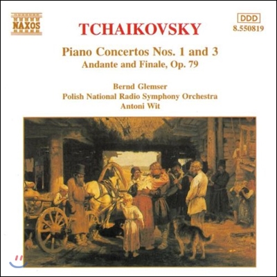 Bernd Glemser 차이코프스키: 피아노 협주곡 1번, 3번, 안단테와 피날레 (Tchaikovsky: Piano Concertos Op.23, Op.75, Andante and Finale Op.79)