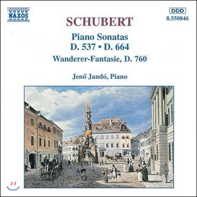 Jeno Jando 슈베르트: 피아노 소나타 4번, 13번, 방랑자 환상곡 - 예뇌 얀도 (Schubert: Piano Sonatas D537, D664, Wanderer-Fantasie D760)