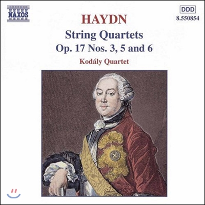 Kodaly Quartet 하이든: 현악 사중주 20번, 21번, 22번 (Haydn: String Quartets Op.17 Nos.3, 5, 6)