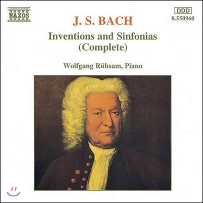 Wolfgang Rubsam 바흐: 인벤션과 신포니아 전곡 (Bach: Complete Inventions and Sinfonias)