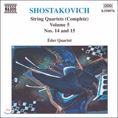 Eder Quartet 쇼스타코비치: 현악 사중주 전곡 5집 - 14, 15번 (Shostakovich: Complete String Quartets Vol.5 - Op.142, Op.144)