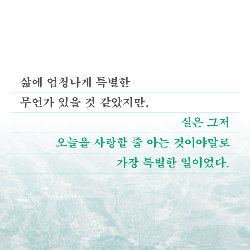 불행에 몰두하지 않는다