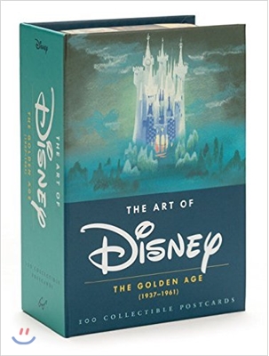 The Art of Disney The Golden Age (1928-1961) 100 Collectible Postcards 아트 오브 디즈니 골든 에이지 엽서 100장 박스 세트