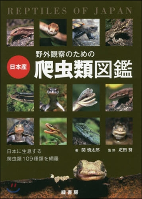 野外觀察のための日本産爬蟲類圖鑑