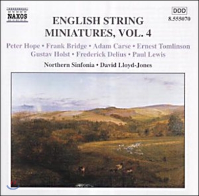 David Lloyd-Jones 영국 현악 소품 4집 - 프랭크 브리지 / 델리우스 (English String Miniatures Vol.4 - Frank Bridge / Delius / Paul Lewis)