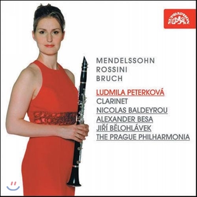 Ludmila Peterkova 멘델스존 / 로시니 / 브루흐 : 클라리넷 협주곡 전집 (Mendelssohn / Rossini / Bruch : Works For Clarinet And Orchestra)