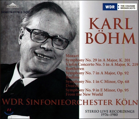 Karl Bohm 모차르트: 교향곡 29번, 바이올린 협주곡 5번 / 베토벤: 7번 / 드보르작: 9번 &#39;신세계에서&#39; - 칼 뵘 (Mozart / Beethoven / Dvorak / Brahms: Symphonies)