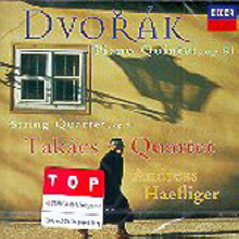 Takacs Quartet, Andreas Haefliger - Dvorak : Piano Quintet Op81, String Quartet Op51 (수입/4661972)